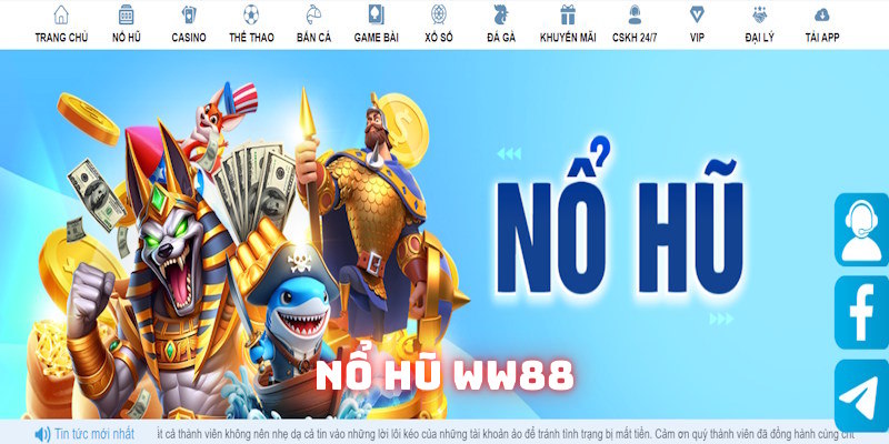 Nổ hũ WW88 cung cấp hơn 2000 sản phẩm